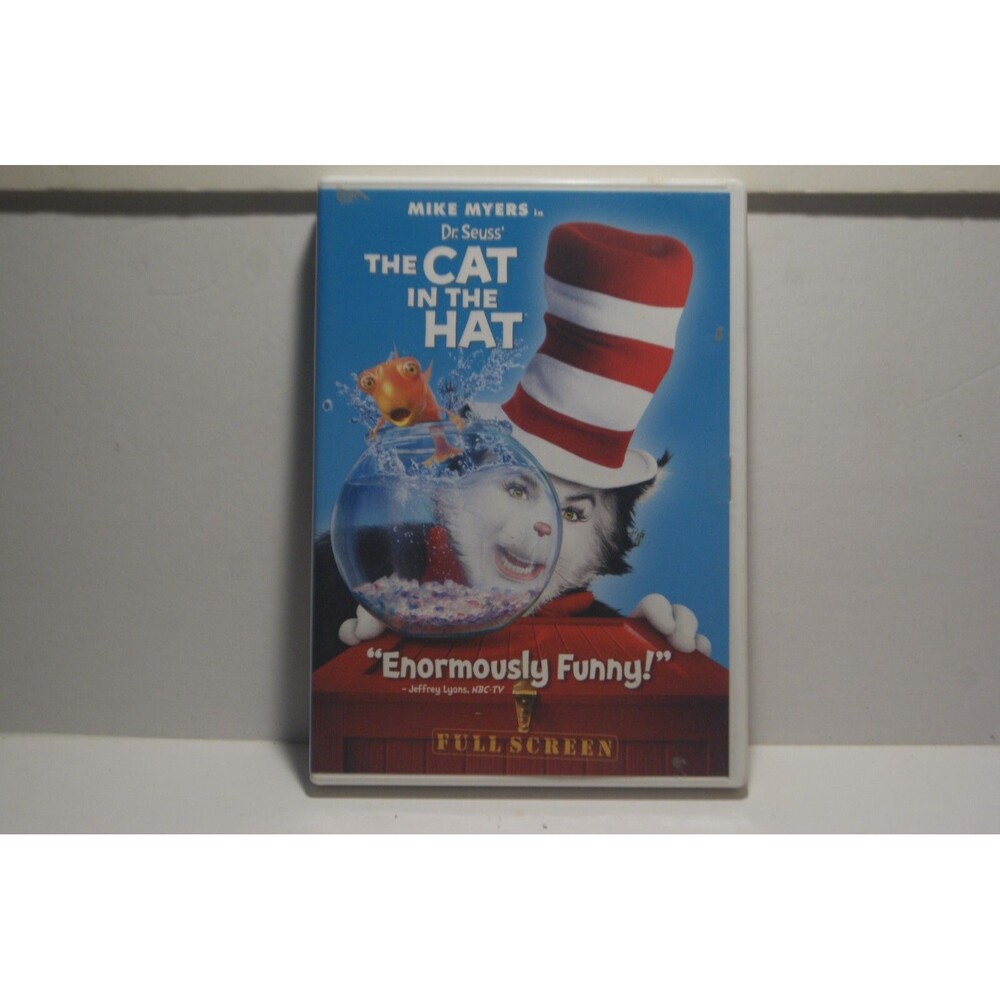The Cat in the Hat DVD 2004 Based on DR. Seuss Action Comedy Mike Myers